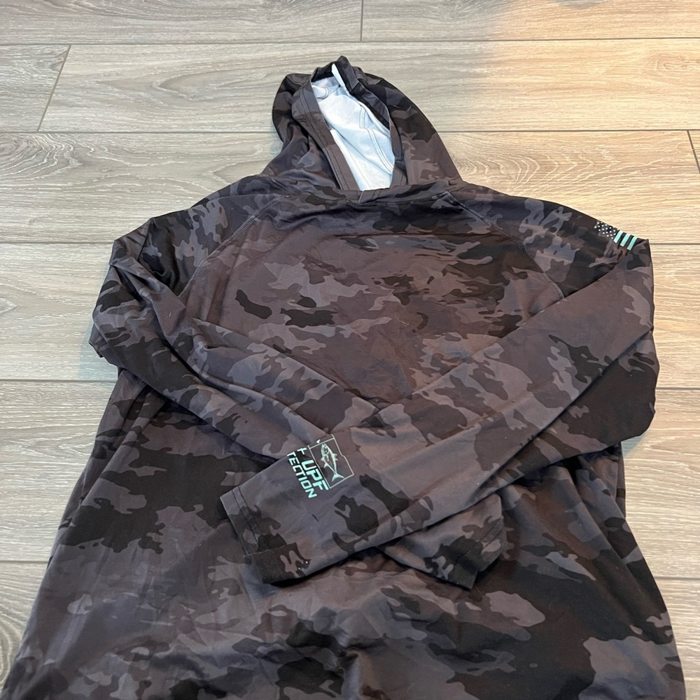 Grey Camo Athletic Long Sleeve